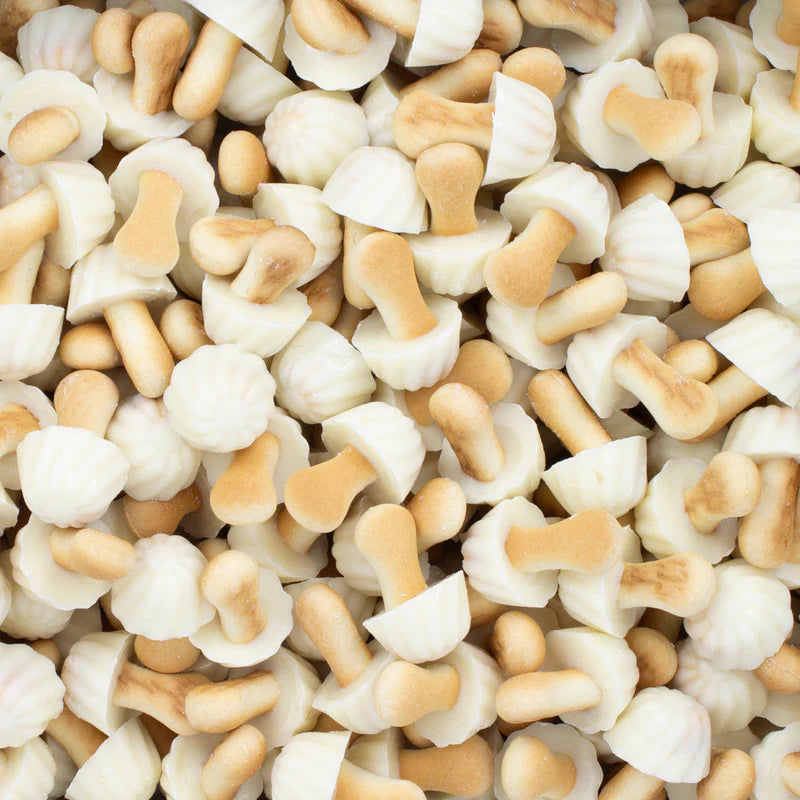Champignon Chocolat Blanc (X10)