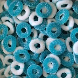 Anneaux sucrés framboise