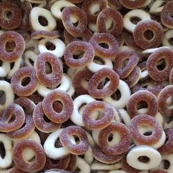 Anneaux sucrés cola